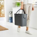 ROTHO Albula Anthracite - waste sorting container - 25l - imagine 3