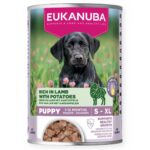 EUK DOG CAN LC PUP AB LMB&POT 400G