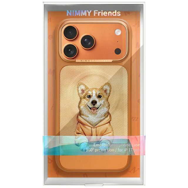 Etui Nimmy Gentle Pets Series Dog         MagSafe do iPhone 17 Pro Max pomarańczowy - imagine 8