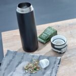 Leifheit 03271 travel mug 600 ml Black Stainless steel