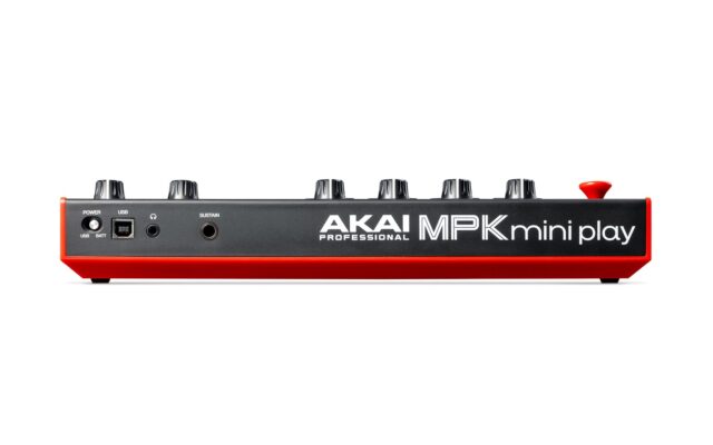 AKAI MPK Mini Play MK3 Control keyboard Pad controller MIDI USB Black  Red - imagine 4