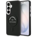 Case Karl Lagerfeld Embossed Ring RSG    Logo MagSafe for Samsung Galaxy S26 black - imagine 2