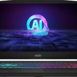 MSI Katana A15 AI B8VF-487XPL AMD Ryzen™ 7 8845HS Laptop 39.6 cm (15.6 ) Full HD 16 GB DDR5-SDRAM 1 TB SSD NVIDIA GeForce RTX 4060 Wi-Fi 6E (802.11ax) NoOS Black