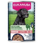 EUK DOG CAN LC SR AB LMB&POT 400G