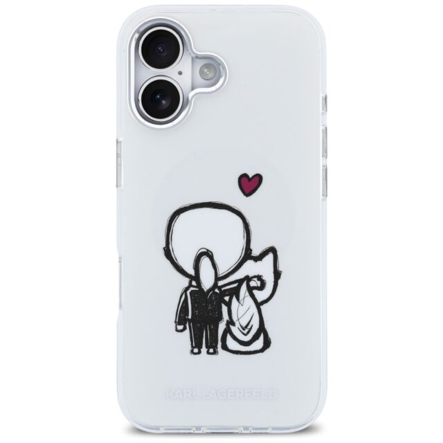 Etui Karl Lagerfeld Karl & Choupette      Back MagSafe do iPhone 17 przezroczysty - imagine 3