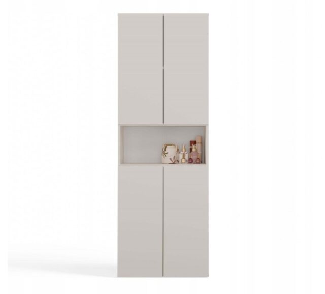 BATHROOM CABINET NEL DK 1K BASKET CASMERE COLOUR - imagine 2