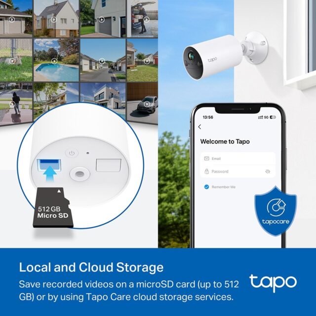 TP-Link Tapo Smart Wire-Free Security Battery Camera - imagine 7