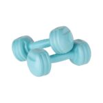 REBEL ACTIVE Bitumen dumbbell set 20kg (2x1kg + 2x2kg + 2x3kg + 2x4kg) - imagine 3