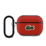 Lacoste Petit Pique Croc Logo Patch Pouzdro pro AirPods Pro 2 Red