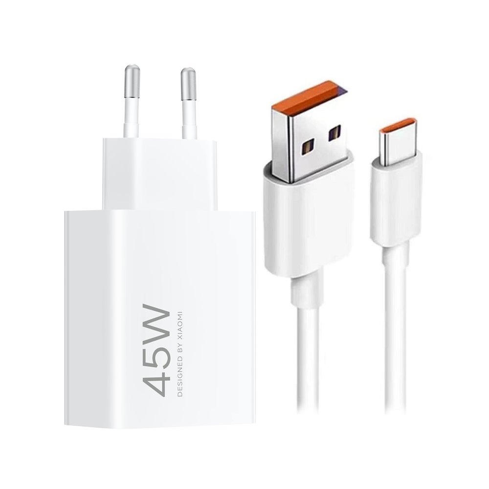 cps-b236cf3a51dd5aa5868faba164d55a17-2026-03-15-01-57-54 Xiaomi MDY-17-EF USB-A 45W Cestovní Nabíječka + USB-C 6A Datový Kabel White (Bulk) - imagine 1