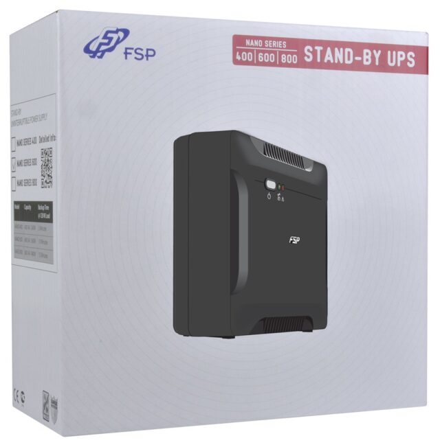 FSP Nano 600 uninterruptible power supply (UPS) Standby (Offline) 0.6 kVA 360 W 2 AC outlet(s) - imagine 2