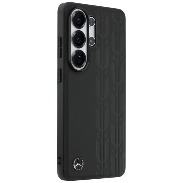 Case Mercedes Laurel Leaves MagSafe for   Samsung Galaxy S26 Ultra black - imagine 4