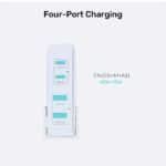 GaN network charger - Unitek P1228AWH01-EU | 70W 2x USB-C 2x USB-A - imagine 6