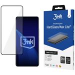 Szkło hartowane 3MK HardGlass Max Lite   do Redmi Note 15 Pro 4G czarny