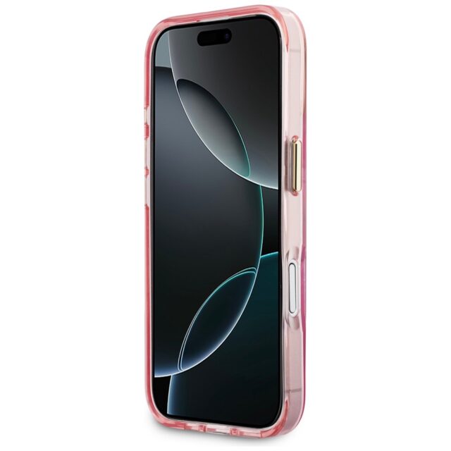 Case Karl Lagerfeld IML Choupettes Karl  Script Logo MagSafe for iPhone 17 pink - imagine 5