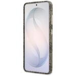 Guess PU 4G Script Metal Logo Magnetic Zadní Kryt pro Samsung Galaxy S26 Brown - imagine 6