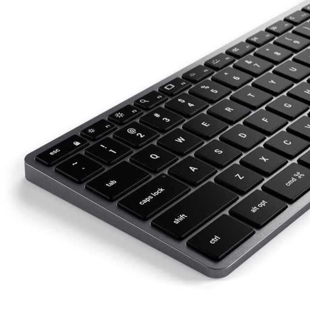 Satechi Slim W3 Keyboard USB-C with numpad (gray) - imagine 4