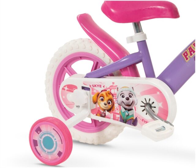Children's Bike 12  Paw Patrol Purple 1180 Girl TOIMSA - imagine 3