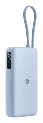 Xiaomi 67W Power Bank 20000 (Integrated Cable) | 20000 mAh | Ice Blue - imagine 2