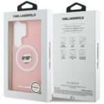 Case Karl Lagerfeld IML Repeated         Choupette MagSafe for Samsung Galaxy S26 Ultra pink - imagine 8