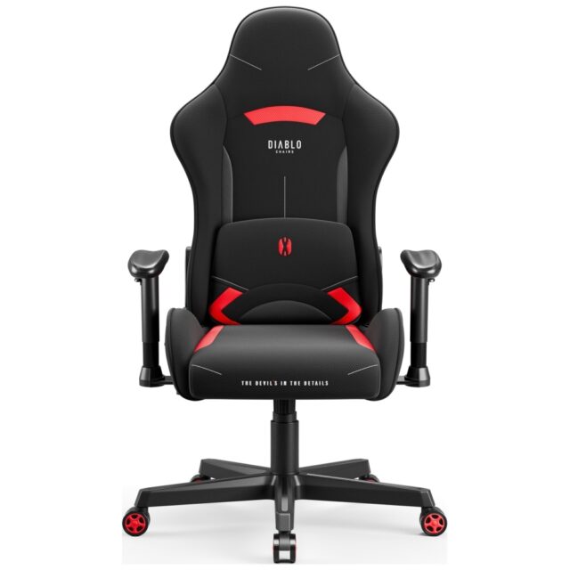 Gaming chair Diablo Chairs X-Starter black-red - imagine 4
