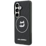 Case Karl Lagerfeld IML Repeated         Choupette MagSafe for Samsung Galaxy S26 black - imagine 2