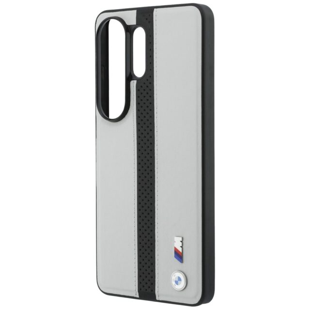 Case BMW Perforated Stripe Logo MagSafe  for Samsung Galaxy S26 Ultra grey - imagine 6