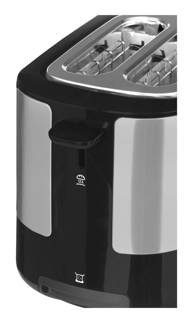 Philips Viva Collection HD2637/90 toaster 2 slice(s) Black  Stainless steel - imagine 3