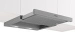 Bosch Serie 2 DFM064W55 cooker hood Semi built-in (pull out) Metallic  Silver 394 m3/h