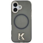 Case Karl Lagerfeld IML K Head Logo      MagSafe for iPhone 17 black - imagine 3