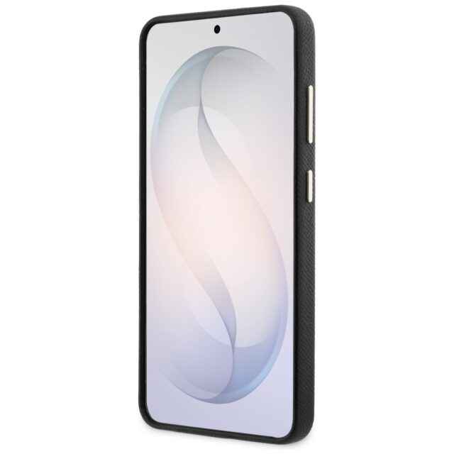 Guess PU 4G Resin Metal Logo Zadní Kryt pro Samsung Galaxy S26+ Black - imagine 5