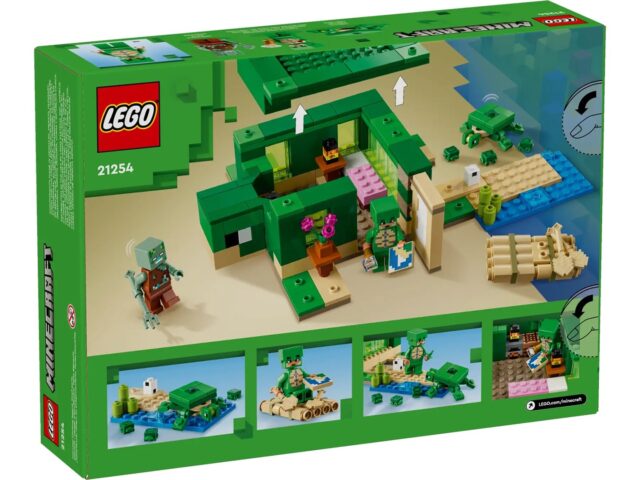 LEGO MINECRAFT 21254 THE TURTLE BEACH HOUSE - imagine 2