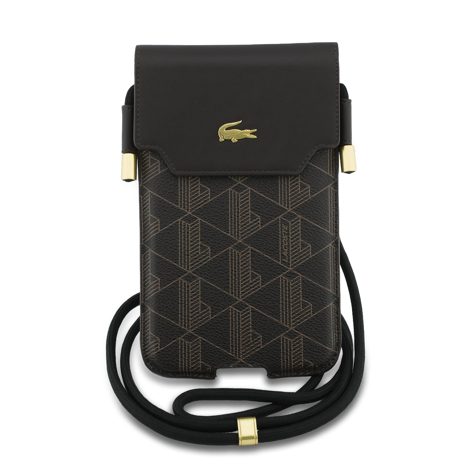cps-b56a3131e1839cc8f858f5e0335e2884-2026-03-28-15-33-55 Lacoste PVC Blend Monogram Metal Logo Kapsa na Telefon XL Brown - imagine 1