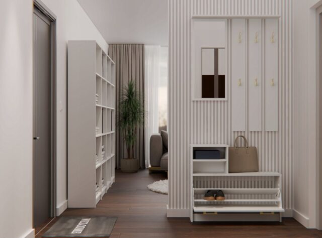 Wardrobe  Shoe cabinet / Cashmere GS1 - imagine 6