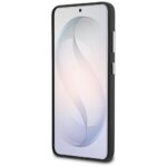 BMW Signature PU Leather Metal Logo Magnetic Zadní kryt pro Samsung Galaxy S26 Black - imagine 5