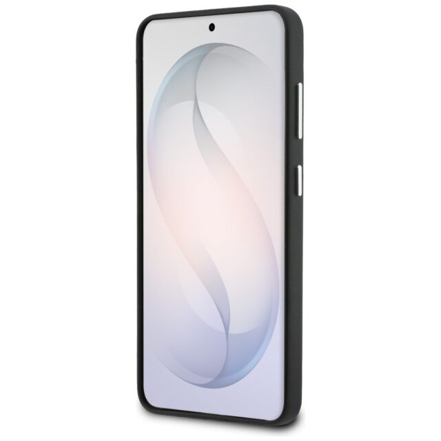 BMW Signature PU Leather Metal Logo Magnetic Zadní kryt pro Samsung Galaxy S26 Black - imagine 5