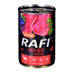 Dolina Noteci Rafi with beef  cranberry and blueberry - wet dog food - 400g