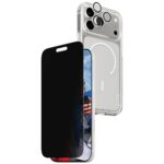 Zestaw ochronny CARE by PanzerGlass      Flagship Privacy 3w1 Etui+Szkło Prywatyzujące+Lens do iPhon - imagine 2