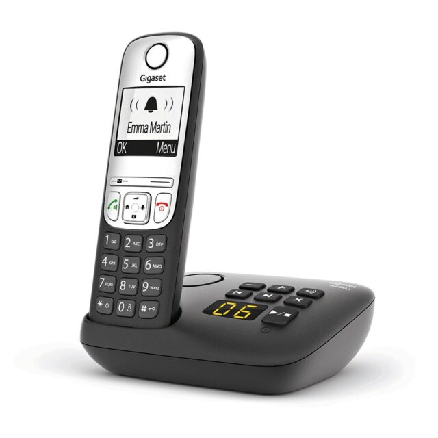Gigaset A690A - Analogue/DECT phone - Wireless handset - Hands-free system - 100 entries - Black (S30852-H2830-B101) - imagine 3
