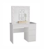 MIJAS DESK SET  RIGHT-HANDED  WHITE + MARINA MIRROR