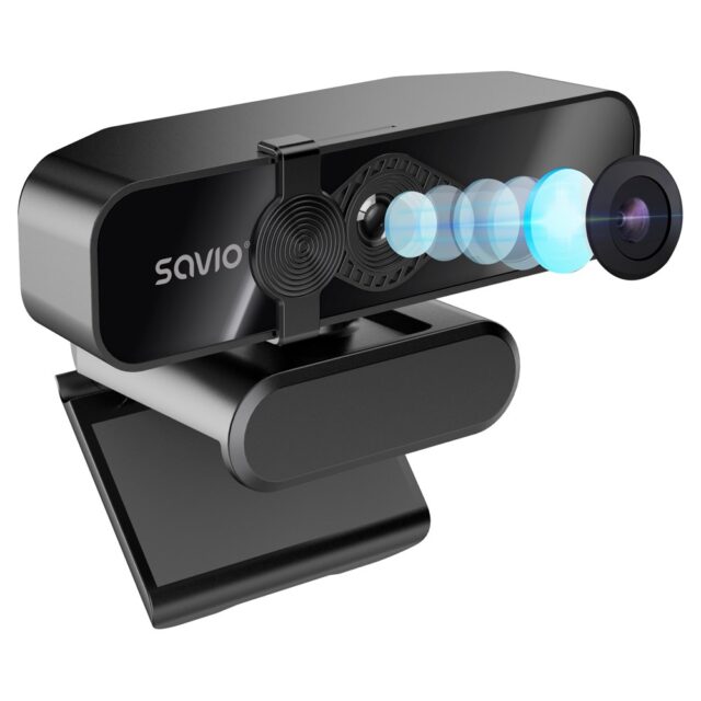 Savio CAK-06 webcam 3840 x 2160 pixels USB Black - imagine 3