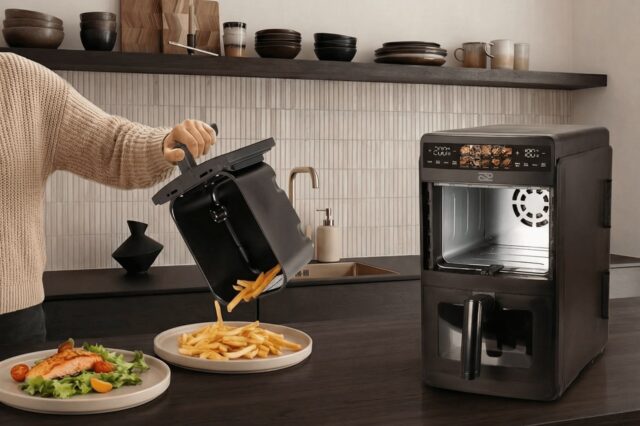 PROMIS Double vertical fat-free fryer 10 l - imagine 10