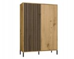 KAMARO 2DD SLIM/GŁ OAK ARTISAN DISPLAY CABINET - imagine 3