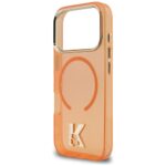 Case Karl Lagerfeld IML K Head Logo      MagSafe for iPhone 17 Pro orange - imagine 6