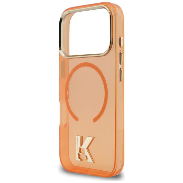 Case Karl Lagerfeld IML K Head Logo      MagSafe for iPhone 17 Pro orange - imagine 6