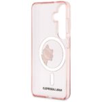 Case Karl Lagerfeld IML Peekaboo         Choupette MagSafe for Samsung Galaxy S26 pink - imagine 7