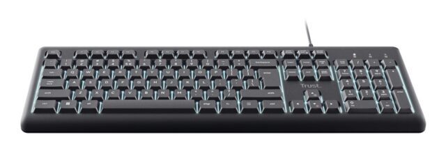Trust Primo Beleuchtete keyboard Home/Office USB QWERTY US English Black - imagine 2