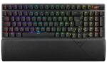 ASUS ROG Strix Scope II 96 Wireless keyboard Gaming USB + RF Wireless + Bluetooth QWERTZ German Black