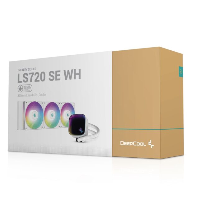 DeepCool LS720 SE WH Processor All-in-one liquid cooler 12 cm White 1 pc(s) - imagine 6