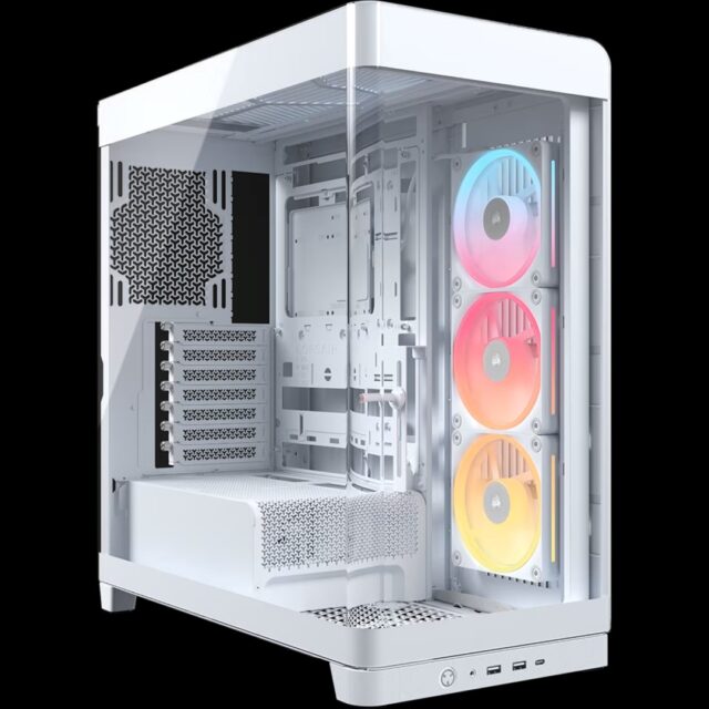 Corsair 4500X LX-R RGB Tempered Glass Mid-Tower  White Midi Tower - imagine 3